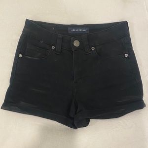 Aeropostale Black Jean Shorts